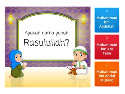 Kuiz Maulidur Rasul - Sumber Pengajaran