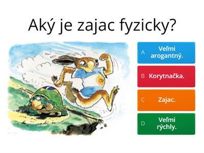 Zajac a korytnačka - kvíz