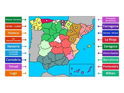 Provincias de España 1 de 3