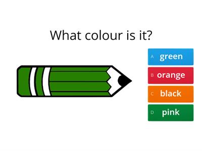 Colours Grade 2 Colours Quiz