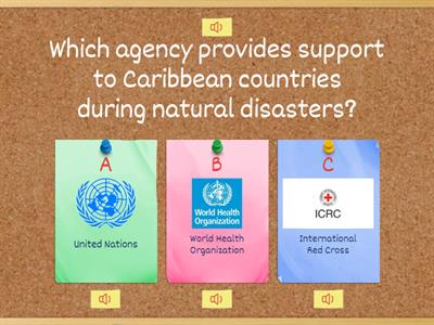 Safety Measures for Natural Disasters in the Caribbean: Agencies and Support
