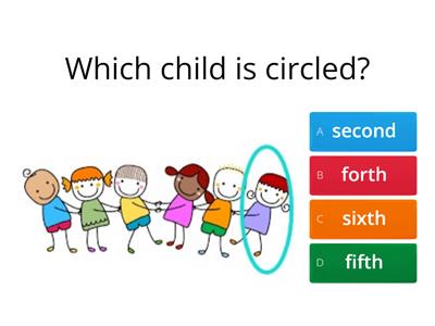 Ordinal Numbers Quiz