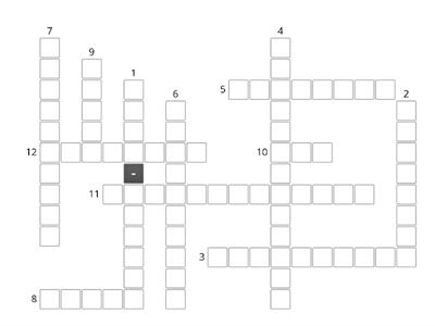 Education crossword. expert unit 2