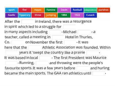 The History of the GAA