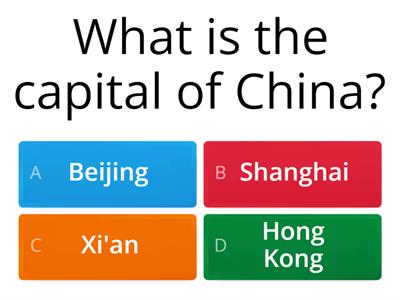  China Quiz 2023