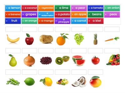 FUN S fruit and vegetables