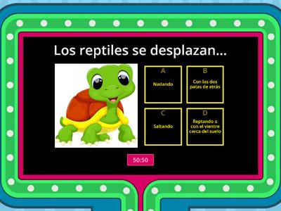 Reptiles, anfibios y peces