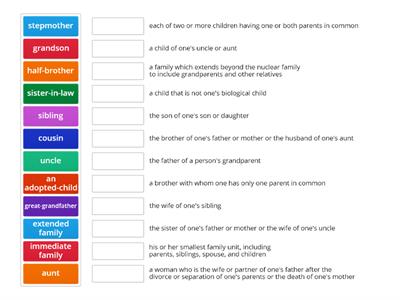 Family members intermediate