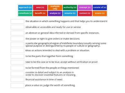 Academic Word List [AWL] 1 (12 words)