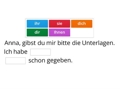  Dialoge bei der Arbeit - Objekte als Pronomen Jan 23