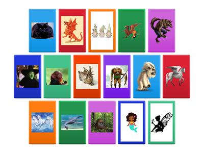 Flip Tiles Mythical Creatures