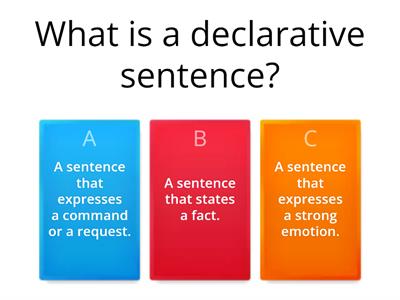 KINDS OF SENTENCES