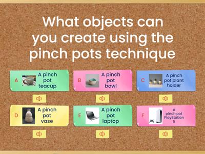 What do you remember from the Pinch Pot lesson