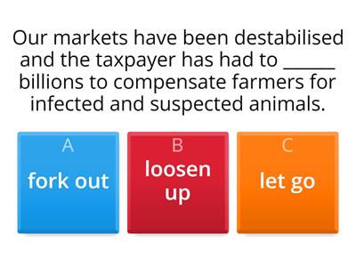 Money Idioms Quiz C1/C2