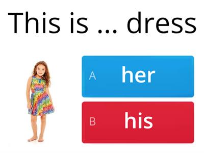 His/ her clothes