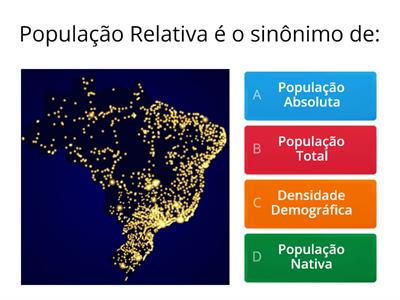 ESTUDO DA POPULAÇÃO BRASILEIRA