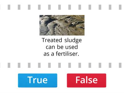 Waste Water Treatment - True or False
