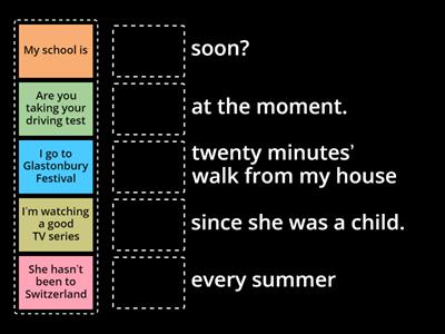 Present tenses - B2