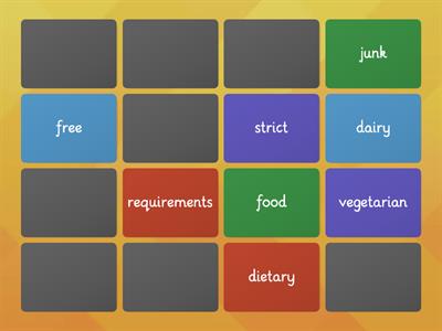 Gold B2 first Unit 5 Food vocabulary