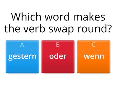 German word order revision