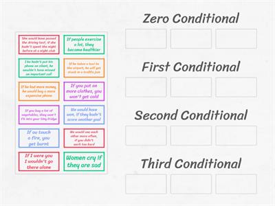 Conditionals Sorting