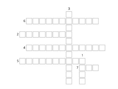 Complete the Crossword puzzle by typing the answers in English طابق المعلومات الشخصية 