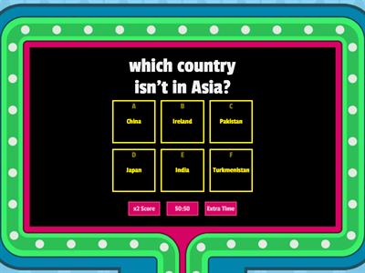 country gameshow quiz
