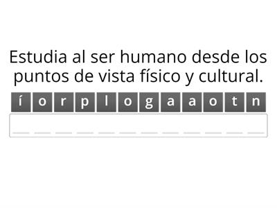 Las ciencias sociales y el ser humano.