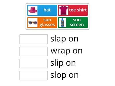 sun smart Match up1 slip slop slap wrap