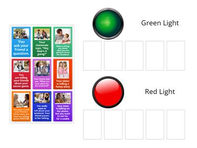 Conversation Stoplight Practice