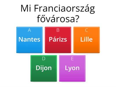 Franciaország ismeretek