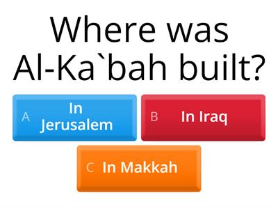  ChapterB6-Building Al-Ka`bah