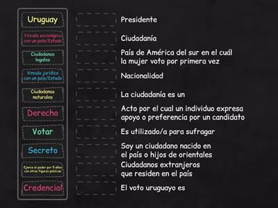 Actividad de SUFRAGIO/CIUDADANÍA 