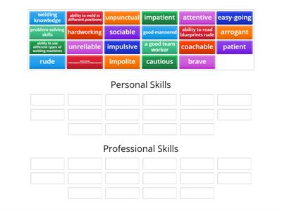 Lesson 1.3.(Qualities and skills)