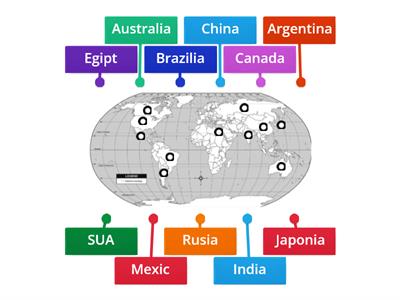 Harta politica a lumii- clasa a VI-a