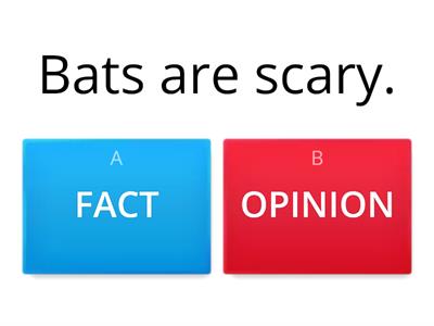 Bats - Fact and Opinion