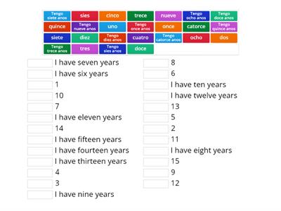 Viva 1; Module 1; Tienes hermanos - Numbers