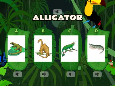 Reptiles Easy Quiz Game (EFOC)