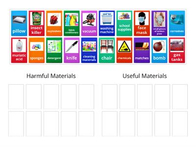 Useful and Harmful Materials