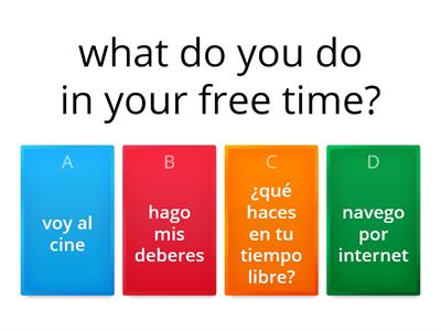 Y6 En mi tiempo libre... 1 - In my free time 1