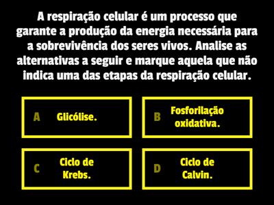 QUIZ DE BIOLOGIA