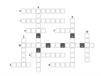 UNIT 4 - FEUDALISM (crossword)