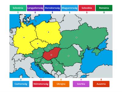 Hazánk szomszédos országai, Közép-Európa országai
