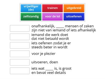 De Sprong Thema 1 Woordenlijst deel 4