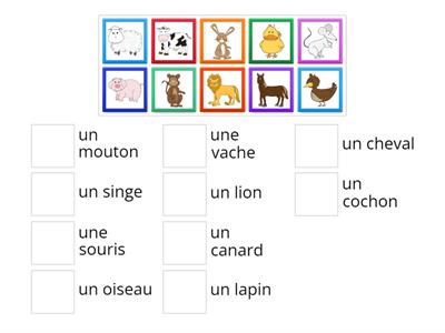 Les animaux lesson 2