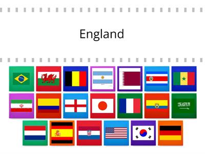 World Cup 2022 Flags and Countries