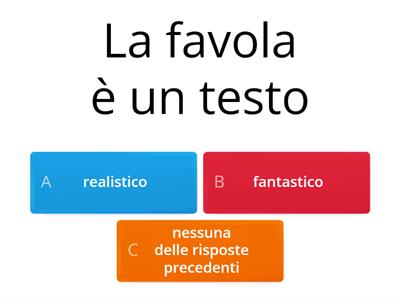 La Favola E La Fiaba Terza Elementare - Risorse Didattiche