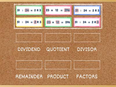 MULTIPLICATION AND DIVISION