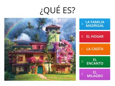 ENCANTO VOCABULARIO Game 2