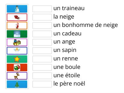 Vocabulaire de Noël